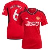 Camiseta de fútbol Manchester United Martinez 6 Primera Equipación 23-24 - Mujer